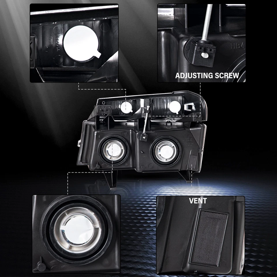 Conjunto de faros + lámparas de parachoques para Chevy Colorado GMC Canyon 2004-2012 Smoke Foto 4 de 4