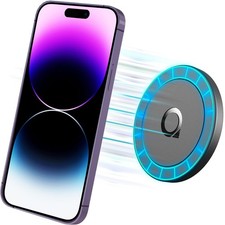 Sticky Magnetic Phone Mount Compatible with Magsafe 16 15 14 13 12 Pro Max Mi...