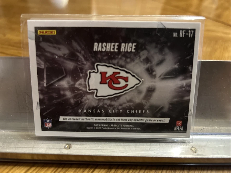 2023 Panini Absolute Football Rashee Rice RC 69/99 Patch Rookie Force Chiefs🔥🏈 - Image 3 of 3