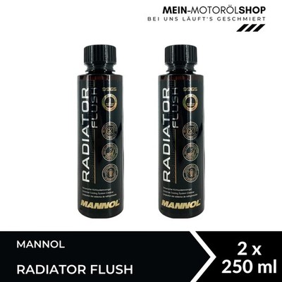 Mannol Radiator Flush Kühlsystemreiniger Kühleradditiv 2x250 ML
