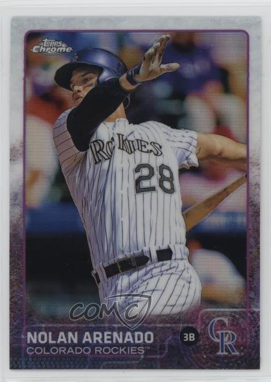 2015 Topps Chrome Refractor Nolan Arenado #66 e0q