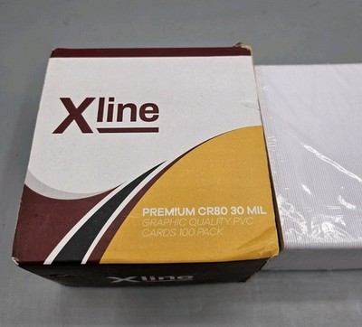 X LINE Premium CR80 30 Mil Graphic Quality Lot Of 200 PVC Cards