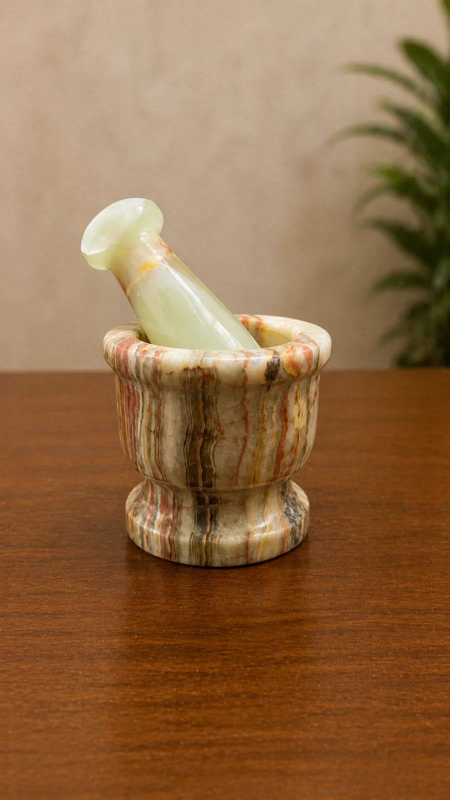Natural Onyx Mortar and Pestle 6cm – Mini Stone Spice Grinder – Unique Kitchen
Opens in a new window