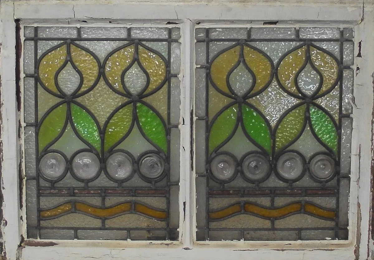 Large Antique Stained Glass for sale | eBay
