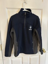 UCONN Huskies Connecticut Colosseum Navy 1/4 Zip Sweatshirt Mens S