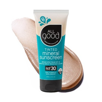 5/27 All Good Tinted Mineral Sport Sunscreen Lotion for Face & Body - UVA/UVB Br