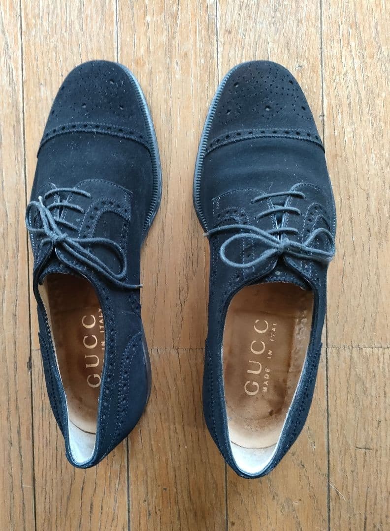 GUCCI Men's Dress Shoes Loafers Suede Black EU40/US6.5 112993c thumbnail 22