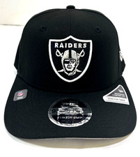 Las Vegas Raiders NFL NE Stretch-Snap Snapback Hat~Black
