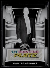 2025 Leaf Metal Pristine #BA-BC3 Brian Cashman Printing Plates Black 1/1