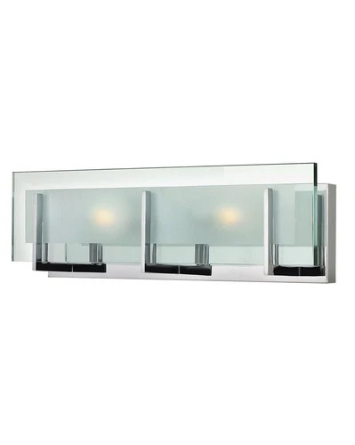 Hinkley Lighting 5652 Latitude 2 Light 18"W Bath Bar - Chrome - Picture 1 of 8