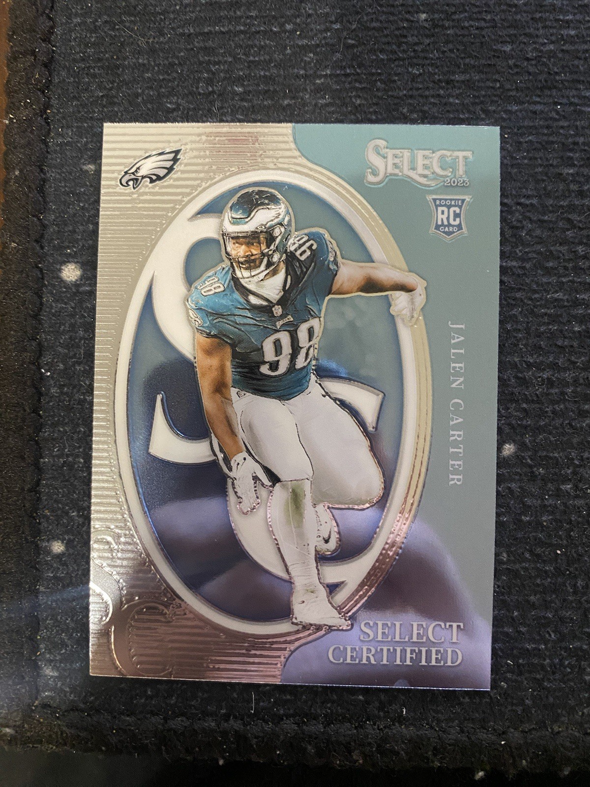 2023 Panini Select - Select Certified Rookies Jalen Carter #CRO-JCA Silver Prizm