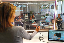 Eglass 35" Transparent All-in-One Lightboard with Camera -Broadcast/HomeSchool