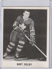 1965/66 COCA-COLA BRIT SELBY RC  TORONTO MAPLE LEAFS MINTt+CENTERED /CLEAN BACK