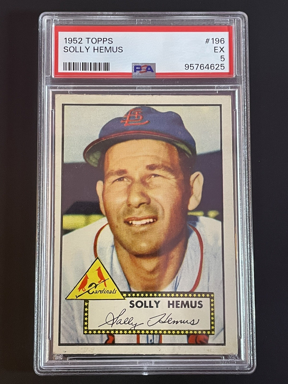 1952 Topps Baseball #196 Solly Hemus PSA 5