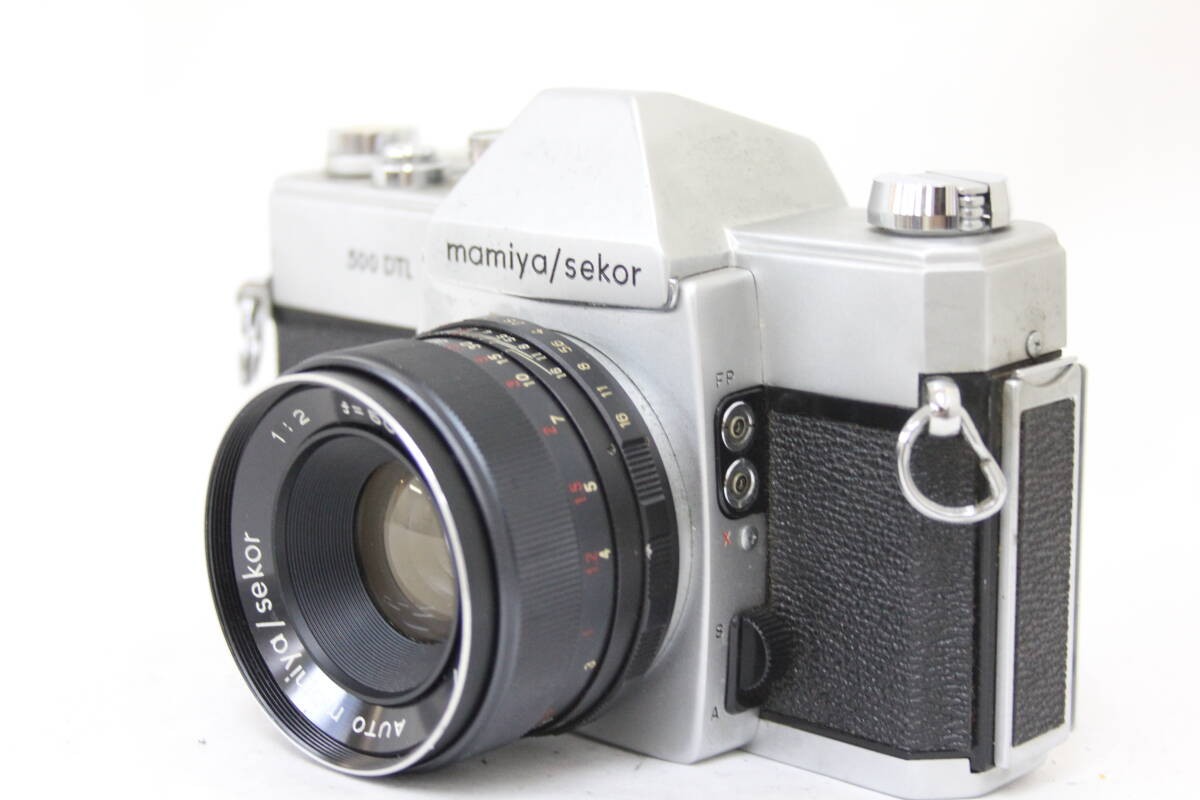 【完動品】mamiya/sekor 500 DTL / 50mm F2 Mamiya/Sekor 500 DTL 50mm f2 Camera Body & Lens Set Used