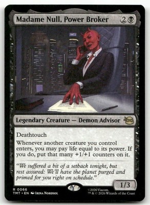 Madame Null, Power Broker Teenage Mutant Ninja Turtles MTG NM