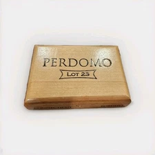 PERDOMO Lot 23 Wood Cigar Box c. 2000s Connecticut 
