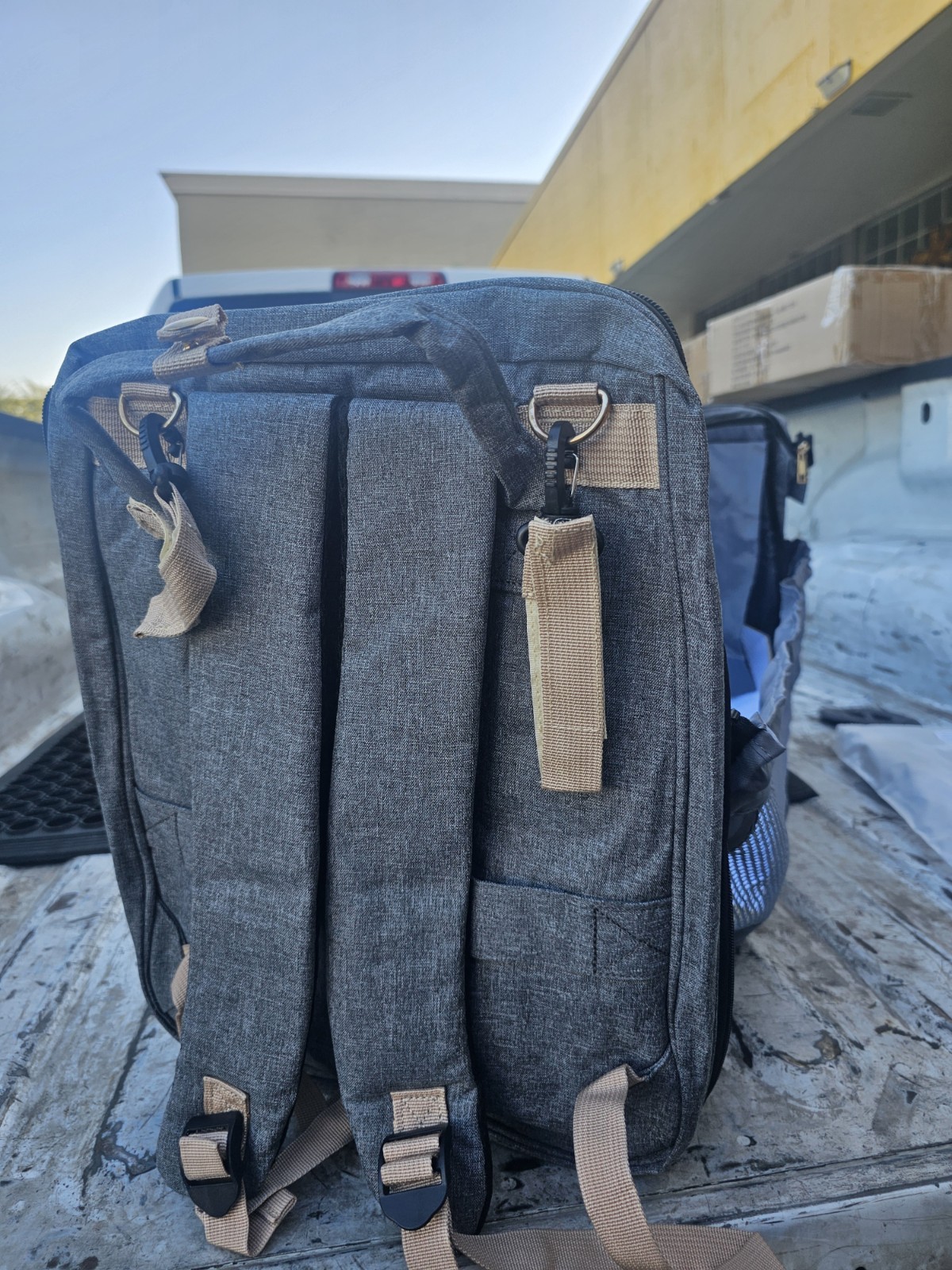 3-in-1 Baby Diaper Bag Backpack with Changing Station Portable