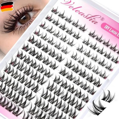 Veleasha Wimpern Cluster Manga Lash Clusters Spiky Anime DIY
