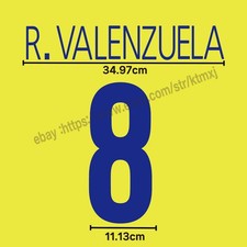 2004/05 Club America Home Name Set   R. Navia 9 Heat Transfer Patch  Liga MX