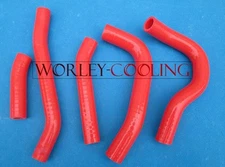 NJ-RED Silicone Radiator Hose for Honda CRF250R CRF250 2014 2015 2016 2017 new