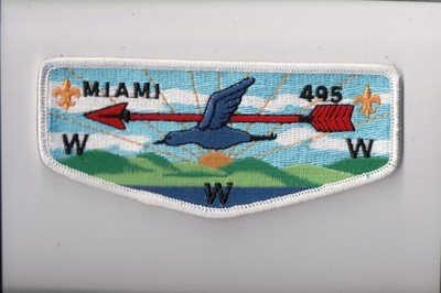 Lodge 495 Miami OA flap (V)