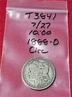 1880-O CIRCULATED MORGAN 90% SILVER DOLLAR  ME VS YOU     RIM DINGS      #T3841 — photo 2