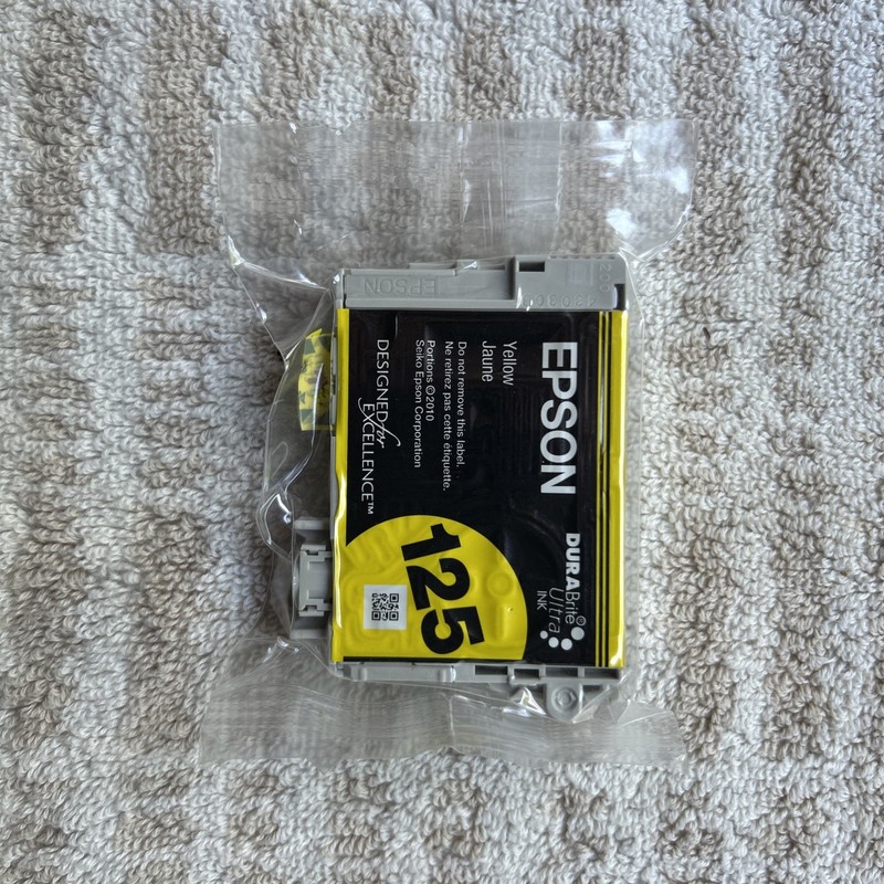 EPSON 125 Yellow Ink Cartridge T1254