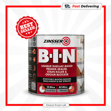 Image of Zinsser B-I-N Primer Sealer Stain Killer Interior Exterior Paint Prep