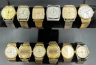 Timex Lot Of 12 Mens Vintage Wrist Watches Mechanical Quartz Analog Indiglo ++