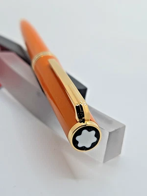 *RARE - Montblanc Orange Ballpoint Pix Au 134046 - Image 1 of 4