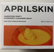 NIB April Skin Carrotene IPMP Hydromelt Cleansing Balm 0.33 fl Oz Makeup Remover