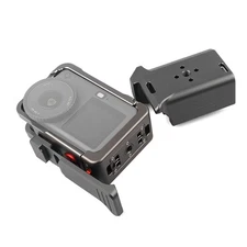 For Action6 Camera Grip Holder Metal Cage Handle Grip with Cold Shoe Mount