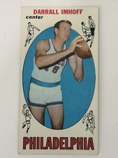 1969-70 Topps Darrall Imhoff #4 Philadelphia 76ers Condition Excellent