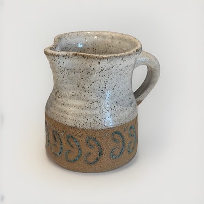 Vintage MCM Isla Del Sol Ceramic Pottery Puerto Rico Hal Lasky Small Pitcher Mug