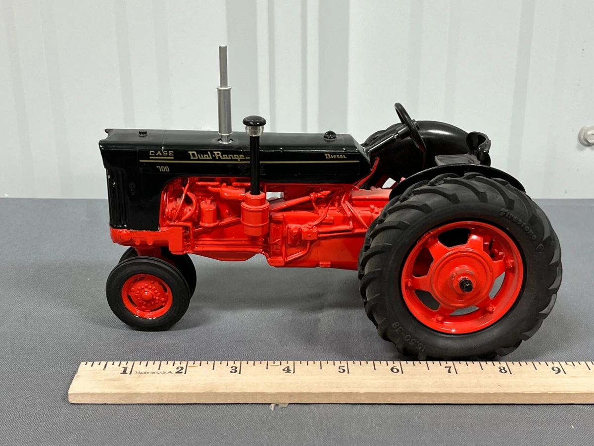 JI CASE model 700 BLACK KNIGHT Diesel Tractor 1 16 CUSTOM Diecast NEAT