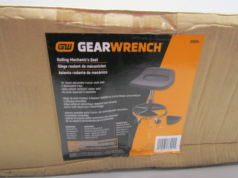 GEARWRENCH 86994 Adjustable Height Mechanics Seat eBay