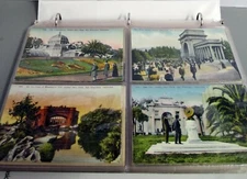 70 ANTIQUE & VINTAGE WORLD FAIRS & EXPOSITIONS IN SAFE POSTCARD PAGES NOTEBOOK