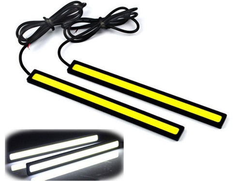 2x Super Bright COB Car White LED Lights 12V For DRL Fog Driving Lamp Waterproof - Picture 9 of 9