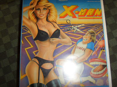 SECAM – X-MAN Sur Atari 2600 – Boîte Partielle, Dans Boîtier VHS (Bon état)