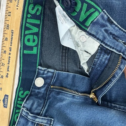 Levi's 511 Performance Slim Blue Jeans Boys Size 8 Reg 24x25 (measures 24x22.75) - Picture 9 of 11
