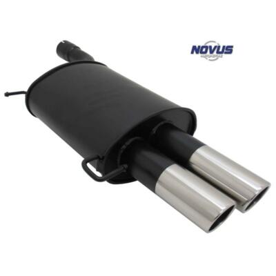 Novus N Sport Auspuff Endschalldämpfer 2x76 rund schräg paßt für BMW E60 neu