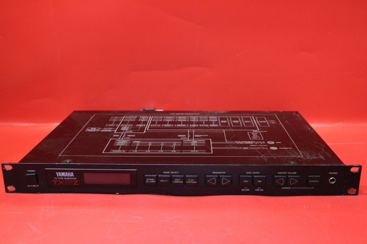 tx81z　yamaha USED YAMAHA TX-81Z FM Tone Generator Rack Type Sound Module