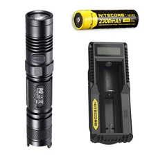 Nitecore P12GT Flashlight w/ UI1 USB Charger & NL1823 Battery