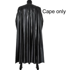 Disfraz de Batman Bruce Wayne Robert Pattinson Cosplay Capa Imitación Cuero Capa