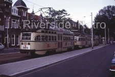 35mm Color Slide Tram/Strassenbahn Den Haag Netherlands 1972 (#333)