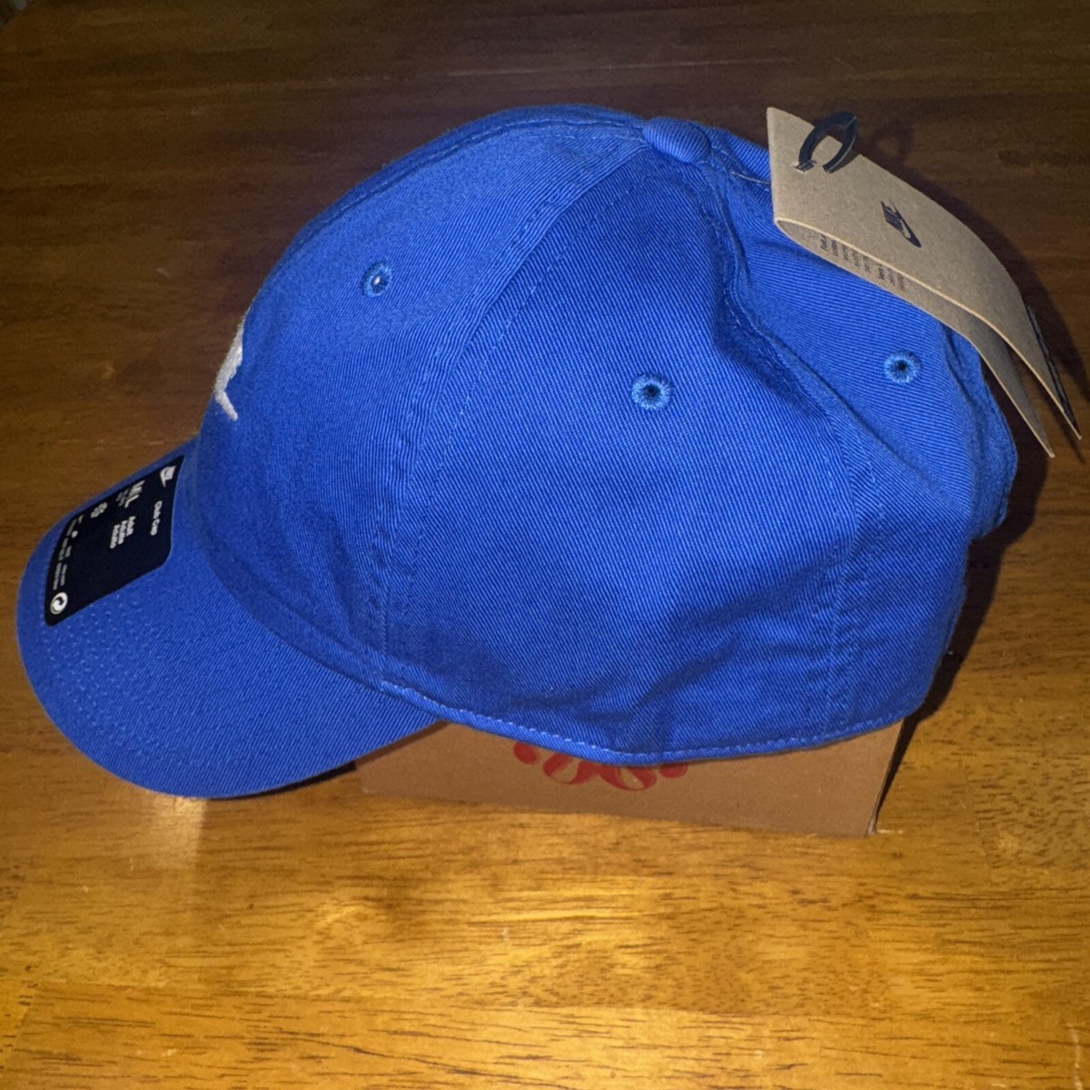Nike Embroidered Logo Swoosh Club Hat FB5368 480 Blue M/L Unisex