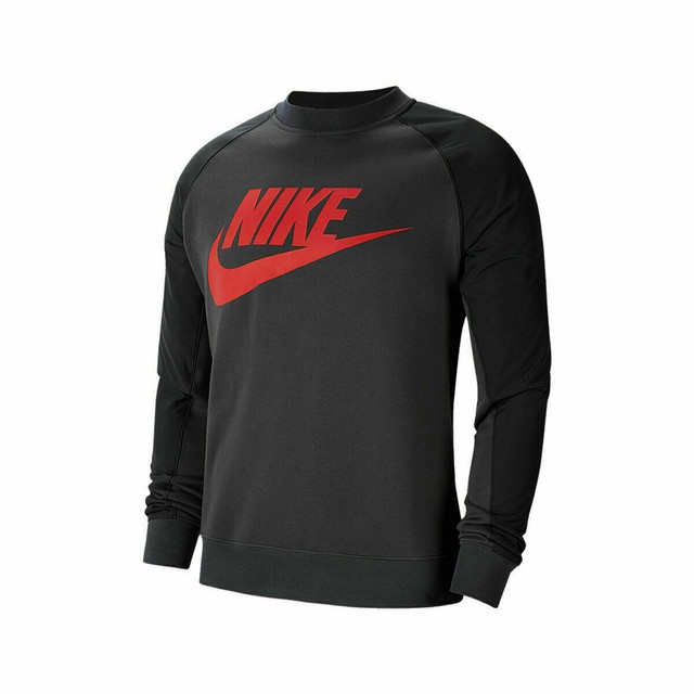 NIKE NSW GRAPHIC HYBRID CREW SWEATSHIRT 