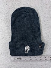 Spyder Beanie Toque Adult One Size Blue Knit Acrylic Polyester Blend Skate