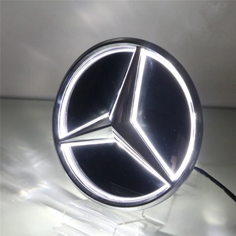 Front Upper Grill W/LED Emblem For 2015-2019 Mercedes Benz X253 GLC300 GLC350 Foto 2 de 4